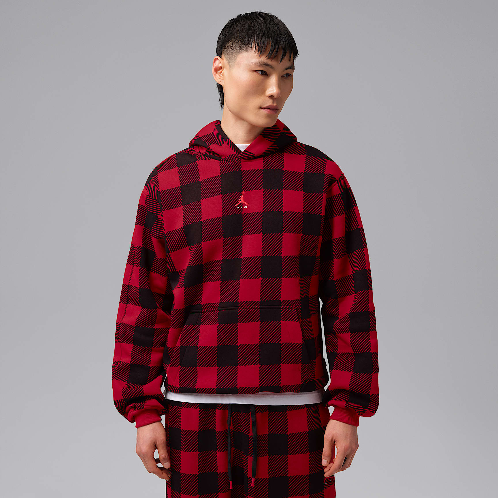 Jordan Brooklyn Men's Brushed Fleece Pullover Hoodie. Nike ID